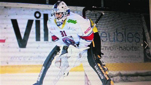 Hilft beim HC Lugano aus: Ländle-Torhüter Stefan Müller. Foto: rm