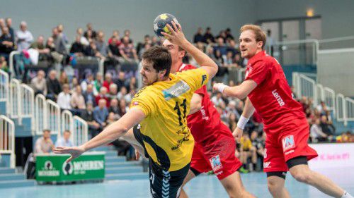 Bregenz-Kapitän Bojan Beljanski hat seinen Vertrag beim HLA-Rekordmeister um zwei Jahre verlängert. Foto: gepa