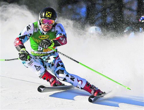 Marcel Hirscher fuhr wie schon beim Auftakt in Sölden auf den zweiten Platz. Foto: apa