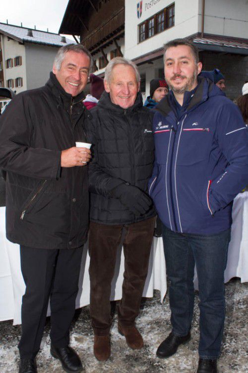 Markus Walch (l.), Willy Skardarasy und Philipp Zangerl.