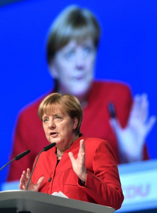 Merkel will die CDU zum vierten Mal als Kanzlerkandidatin in den Bundestagswahlkampf führen. Foto: AP