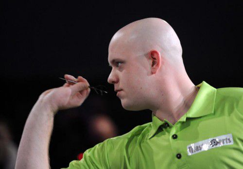 Michael van Gerwen ist der große Gejagte. Foto: gepa
