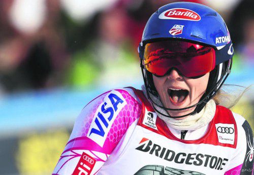 Nach dem Jubel in Sestriere folgt eine Pause: Mikaela Shiffrin.  ap