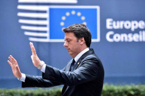 Premier Renzi wollte die größte Verfassungsänderung seit 1946. Die Italiener versagten ihm die Zustimmung. Foto: AFP