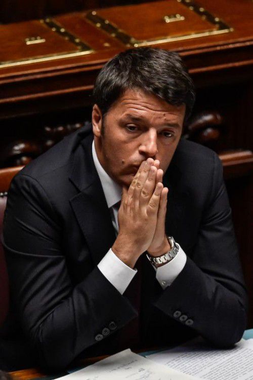 Renzi war mit seinem Referendum klar gescheitert. Foto: AFP