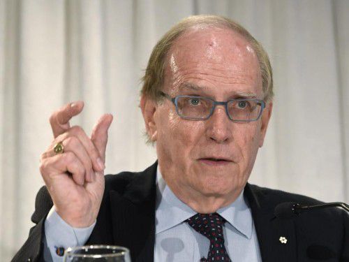 Richard McLaren, Ermittler der WADA legt am Freitag den zweiten Bericht zu betrügerischen Machenschaften im russischen Sport vor. Foto: ap