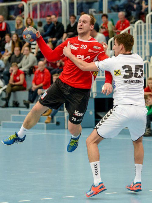 Roland Schlinger will mit seinen Kollegen beim Alpla HC Hard auch im letzten Spiel des Grunddurchganges einen Sieg einfahren. Foto: gepa