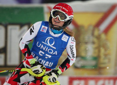 2016 feierte Katharina Liensberger in Flachau ihr Debüt im Ski-Weltcup. gepa