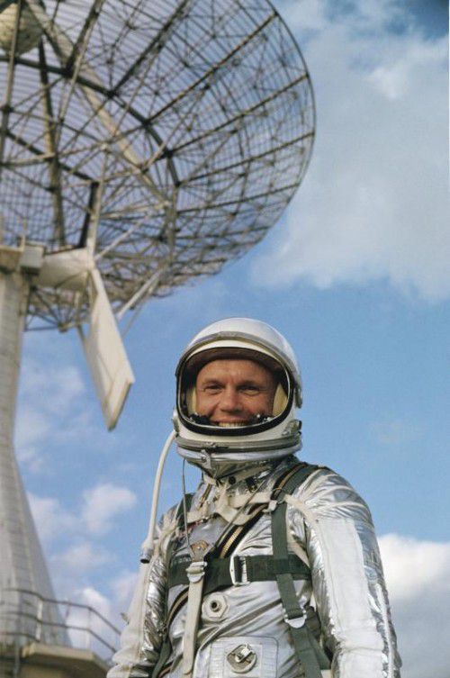 Trauer um den ersten US-Astronauten John Glenn . Foto: Reuters