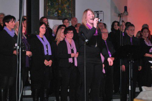 Viel Applaus gab es für den Gospelchor.  Foto: LOA
