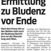 Bludenzer Wahlermittlungen zu Ende