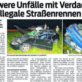 Raserei um die Wette endete vor Richterpult