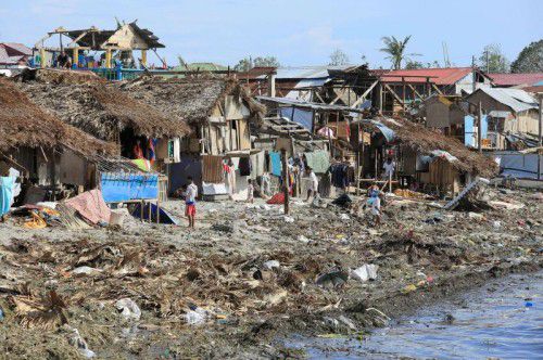 Vor fast genau einem Jahr hatte Taifun Melor die Philippinen heimgesucht. Nun droht erneut ein Sturm. Foto: AFP