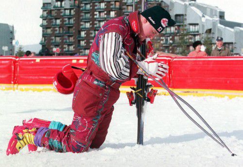 Zwei große Namen, die heute noch mit dem Skisport verbunden sind: Patrick Ortlieb (l.) und Marc Girardelli.
