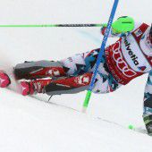 Hirscher im Slalom Dritter