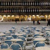 Venedig unter Schnee