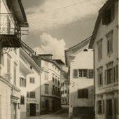 vorarlberg einst und jetzt. Dorfstraße Schruns