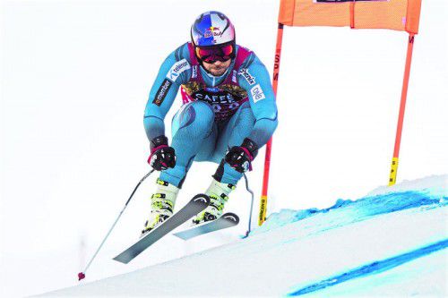 Aksel Lund Svindal fährt aktuell wegen seiner Probleme mit dem Knie nur schaumgebremst über die Pisten. Foto: ap