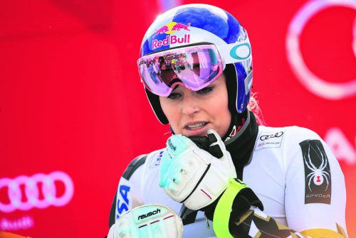 Ansage an die Herren: Lindsey Vonn. Foto: gepa