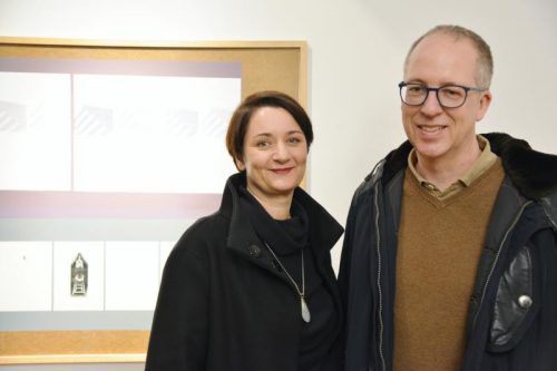Auch Jutta und Lukas Hagen waren bei der Eröffnung der Ausstellung dabei.