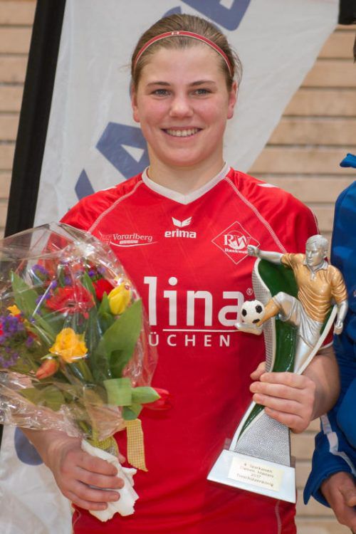 Beste Torschützin des Turniers: Veronika Vonbrül. Foto: stiplovsek