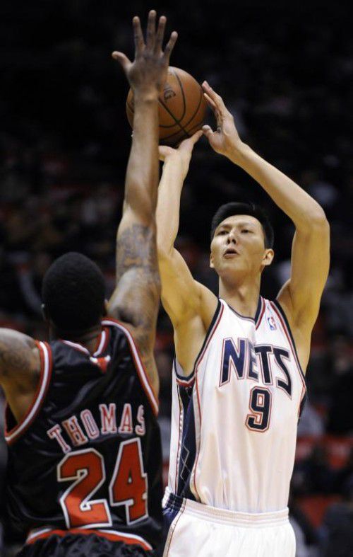 Chicago Bulls Thomas in their NBA basketball game in East Rutherford asdf Foto: AP