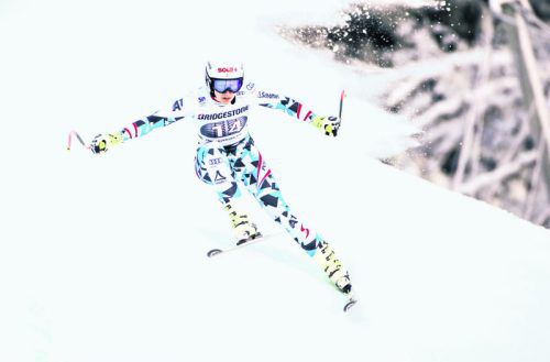 Christine Scheyer freundete sich im Training gut mit der Strecke in Garmisch-Partenkirchen an. Foto: gepa
