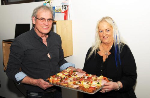 Das „Anker“-Team Wolfgang Grabher und Conny. Fotos: ajk