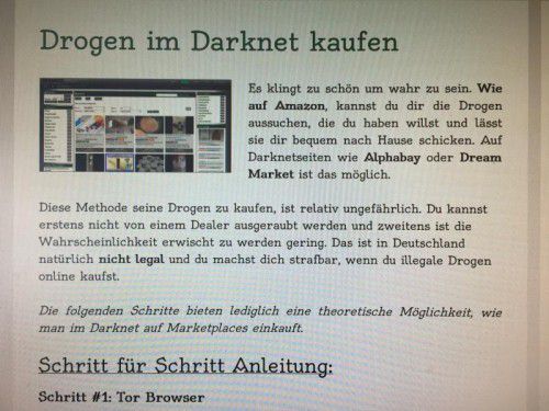 Das sogenannte Darknet sorgt wegen illegaler Angebote für Drogen immer mehr für Aufsehen. Foto: Sohm