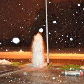 Unerwarteter Springbrunnen
