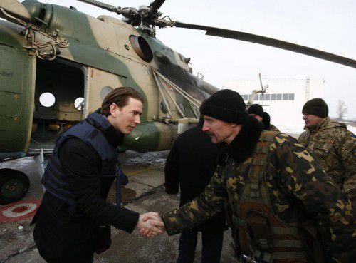 Der Außenminister will als OSZE-Vorsitzender in der Ostukraine vermitteln. Foto: APA