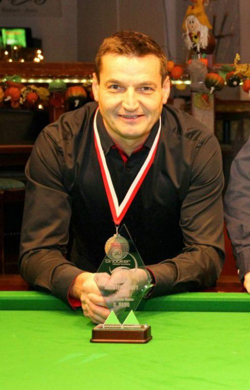 Der Röthner Arno Wild ist seit Jahren eine fixe Größe in der Vorarlberger Snookerelite. Foto: verein