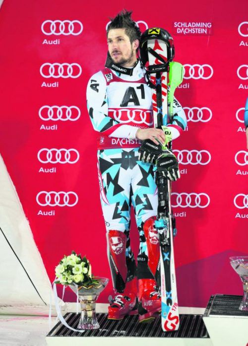 Der zweite Platz machte Macrel Hirscher nicht restlos glücklich: „Die Hundertstel werden irgendwann einmal zurückkommen.“ Foto: gepa