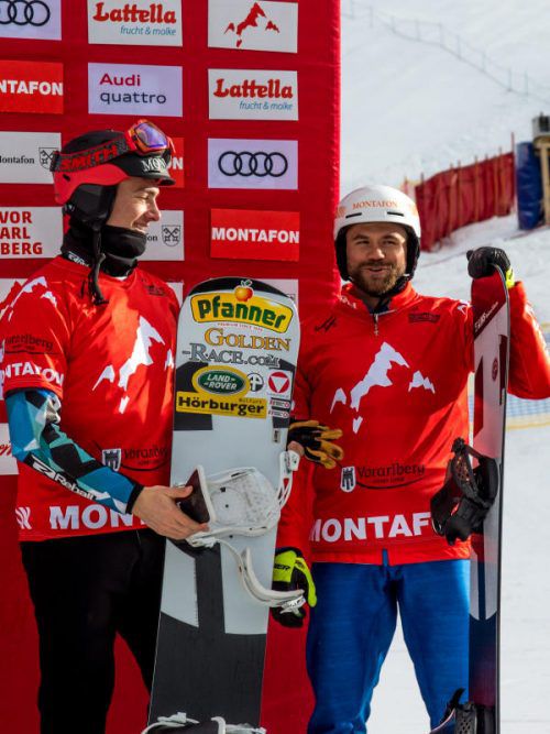 Einen Monat nach den Rennen im Montafon geht es für Alessandro Hämmerle (l.) und Markus Schairer im Weltcup weiter. Foto: gepa