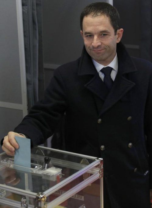 Ex-Bildungsminister Hamon tritt für die Sozialisten an. reuters