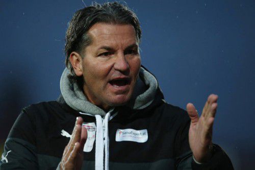 Gerald Baumgartner (links) übernimmt in Mattersburg das Traineramt von Ivica Vastic (rechts). gepa/apa