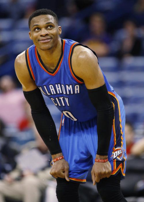 Guard Russell Westbrook agiert aktuell überragend. Foto: AFP