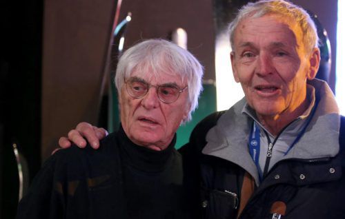 Alte Lauda-Freunde: Bernie Ecclestone (l.) und Egon Zimmermann.