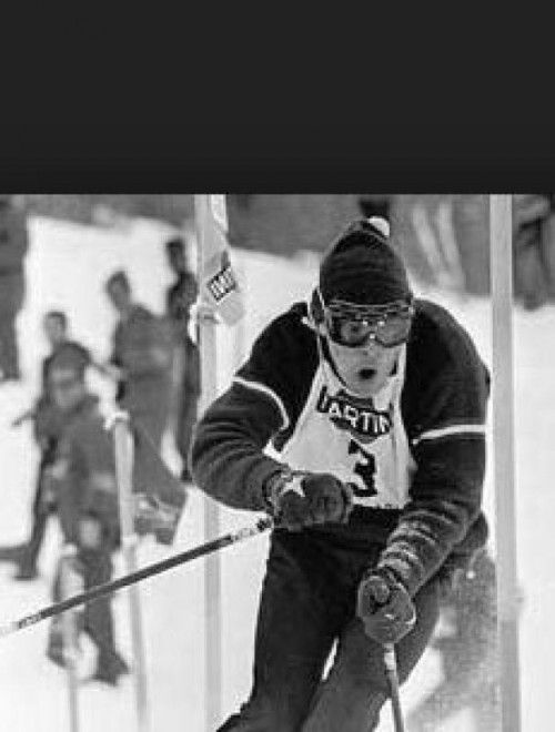 Heini Messner als erster Sieger im Weltcup. Foto: Archiv