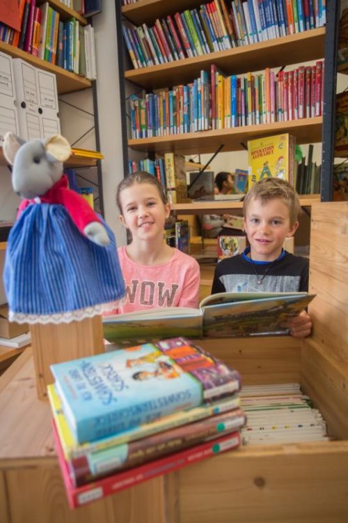 In der Volksschule Bizau waren im Vorjahr die „coolen Lese-Socken“ unterwegs.  Foto: VN/Steurer