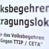 Zäher Verlauf des TTIP-Begehrens