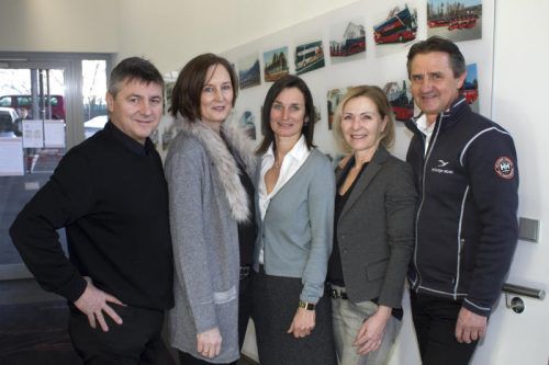 Reiseunternehmen Herburger: v. l. Klaus, Marlies, Marlies, Annette und Werner Herburger. Fotos: Franc