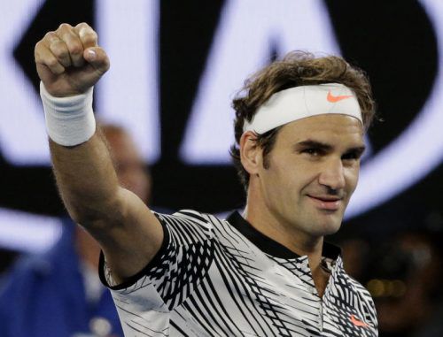 Roger Federer zündete in Melbourne gegen Berdych den Turbo und trifft im Achtelfinale auf den Japaner Kei Nishikori. Foto: ap