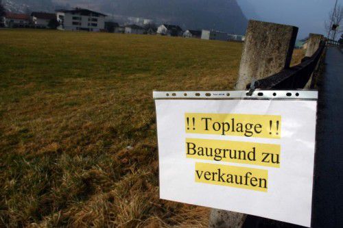 Im Land wird Baugrund immerer rarer – und damit immer teurer.  FA/Meznar
