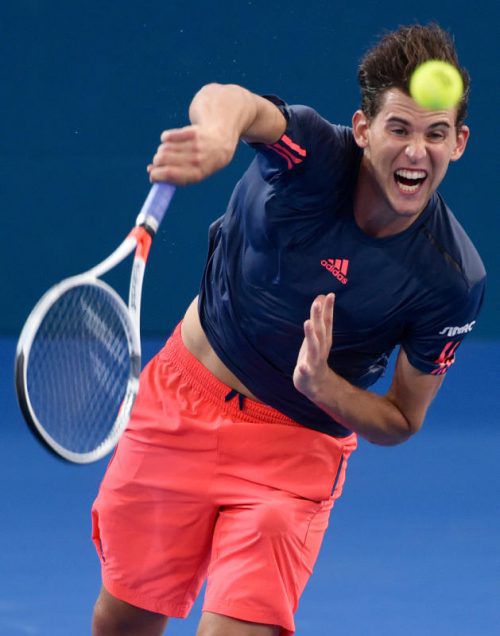 Thiem enttäuschte bei seiner Melbourne-Generalprobe. Foto: ap