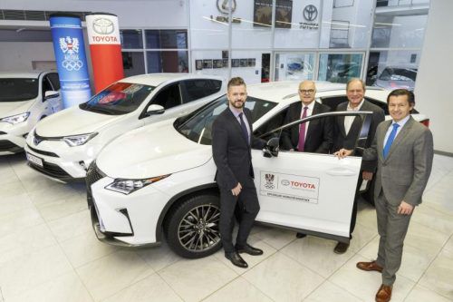 Toyota und Lexus sind Partner des ÖOC. Foto: Toyota Frey
