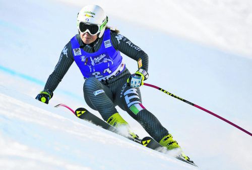 Verena Stuffer nützte im Training den Heimvorteil auf der Abfahrt in Cortina.  Foto: ap