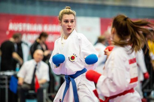 Vivien Moric vom KC Höchst hat sich bereits fix für die EKF-EM Mitte Febraur in Sofia qualifiziert. Foto: Verband