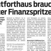 Neos-Kritik an Montforthaus-Abgang