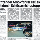 Furiose Amokfahrt im Rausch von K.-o.-Tropfen